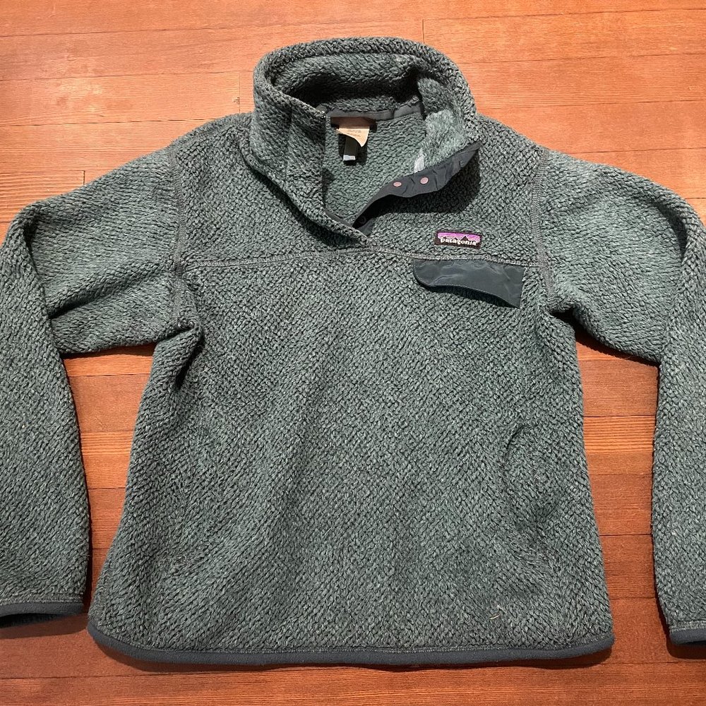 Patagonia 1/4 zip re-tool fleece pullover